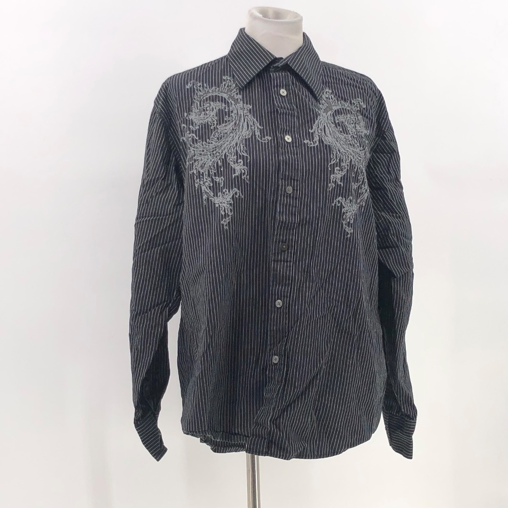 Eighty eight mens button up shirt sz L Large